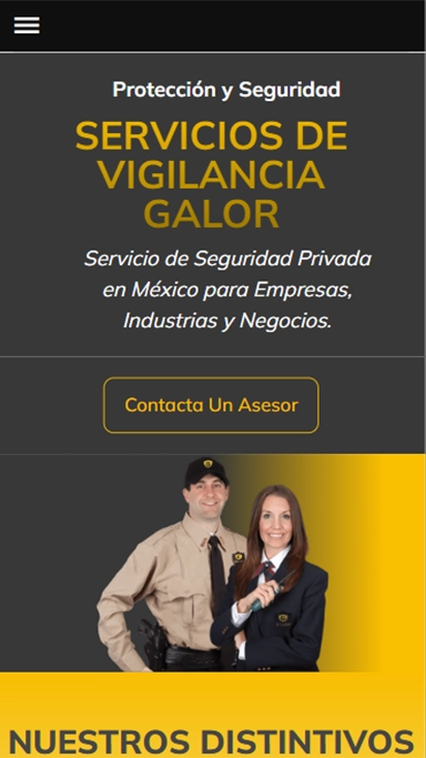 Sitio Galor - Empresa de Vigilancia en móvil.