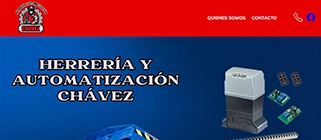 Sitio Herrería Chávez - Servicios de herrería en escritorio