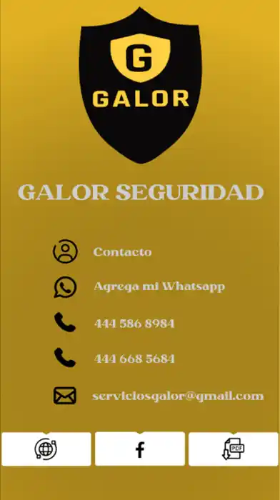 Tarjeta Digital de Galor